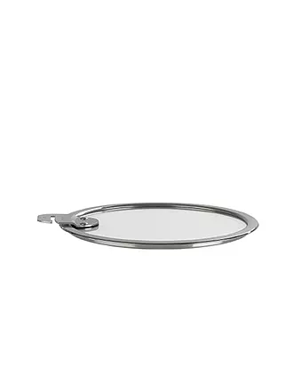 CRISTEL FRANCE | Couvercle en verre plat avec bord en métal 18cm | 